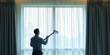 Commercial curtain stain removal service greensborough-vic hotels offices restaurants
